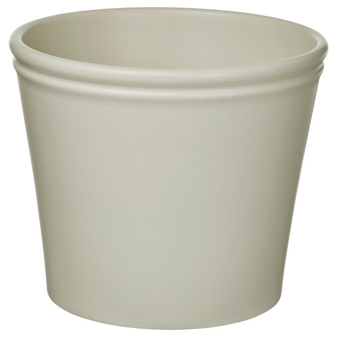 IKEA K?RSB?RSBJ?RK, горшок для растений, светло-серый/бежевый, 24 см