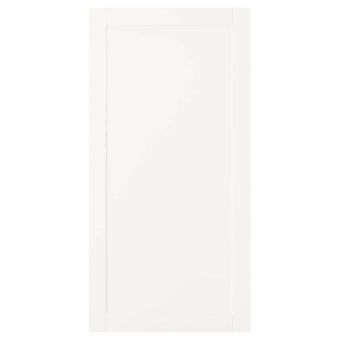 IKEA САННИДАЛ, дверь, белый, 60x120 см