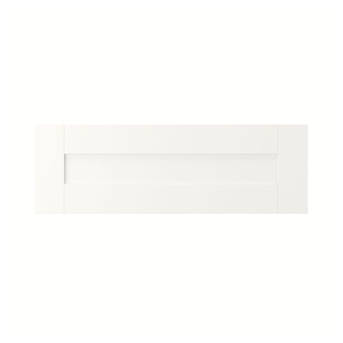 IKEA SANNIDAL, выдвижной ящик спереди, белый, 60x20 см