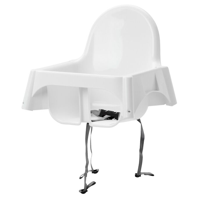 IKEA АНТИЛОПА, чехол для сиденья стульчика для кормления, белый