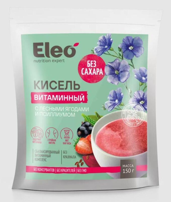 Специалист Кисель льняное &quot;витаминный&quot; с лесными ягодами и псиллиумом 150г