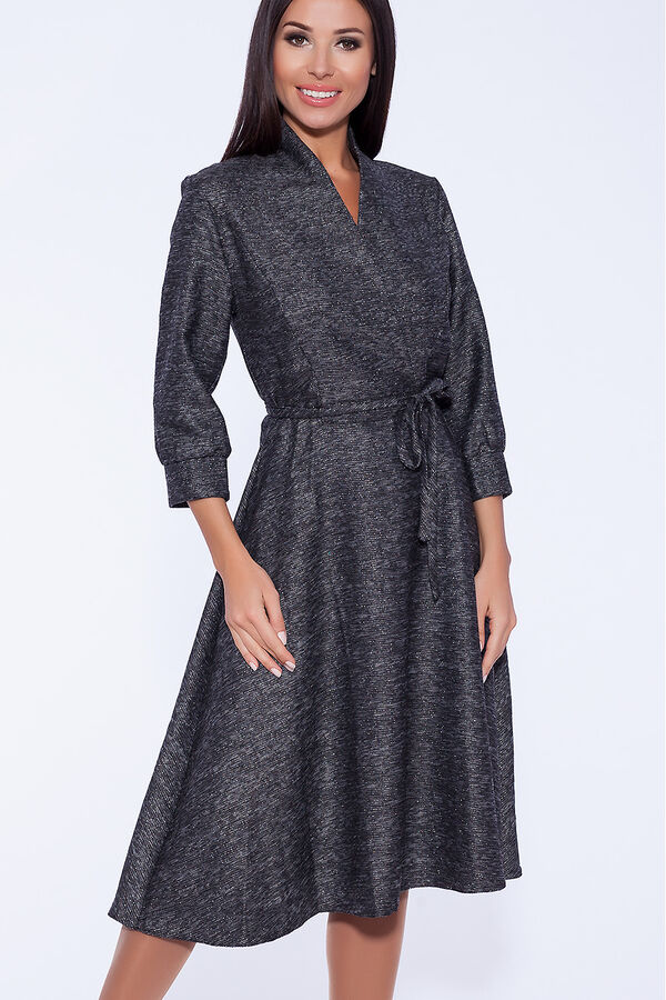 #55056 Платье Серый