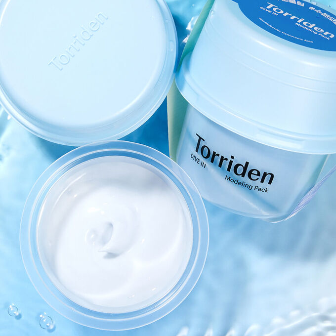 Torriden Dive In Low Molecular Hyaluronic Acid Modeling Pack, Глубоко увлажняющая альгинатная маска.