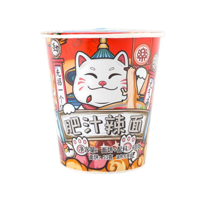 Kouda Mifan LE RAMEN MEOW Лапша Рамен со вкусом говядины острая 68 гр