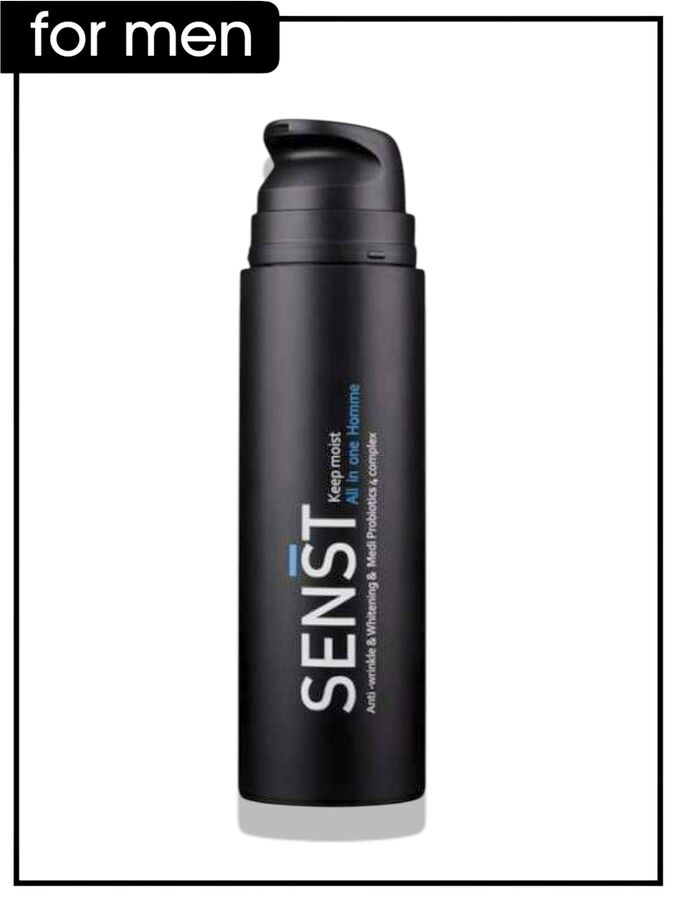 Medi Flower Мужское средство после бритья Senst Keep Moist All In One Homme, 150 мл