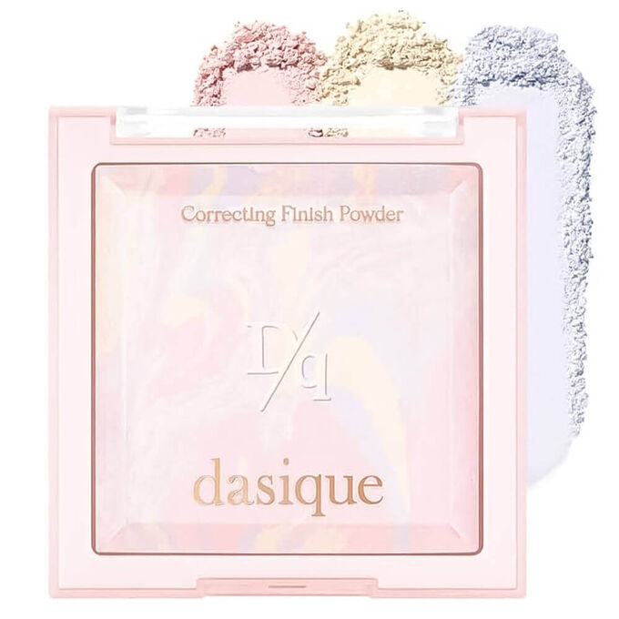 Dasique Correcting Finish Powder #01 Cotton Light 17гр - Финишная пудра для коррекции тона кожи