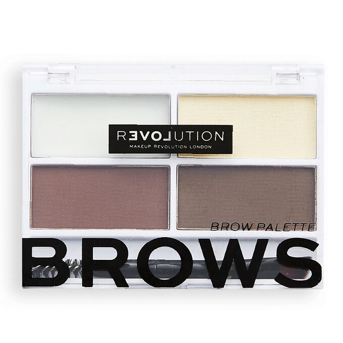 Eveline Cosmetics #Набор для моделирования бровей Relove Revolution Brows Brow Palette Dark