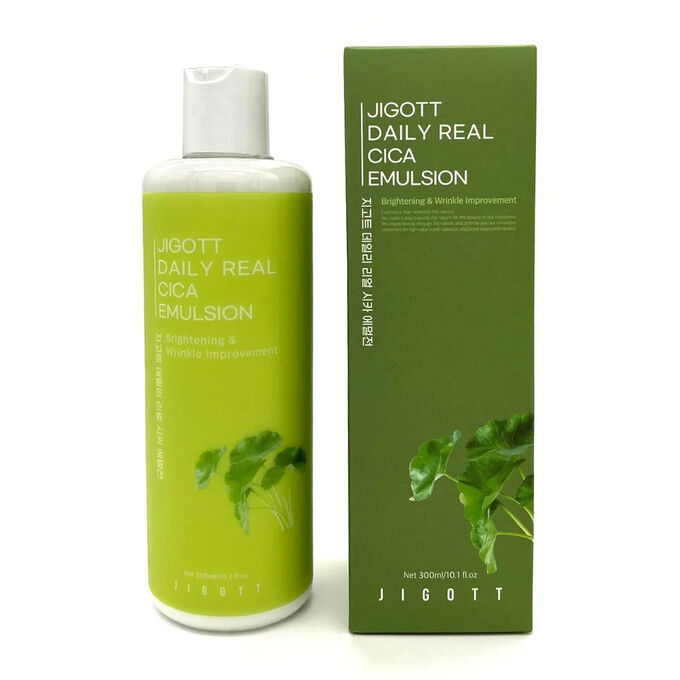 Jigott Эмульсия для лица Центелла азиатская Daily Real Cica Emulsion 300мл