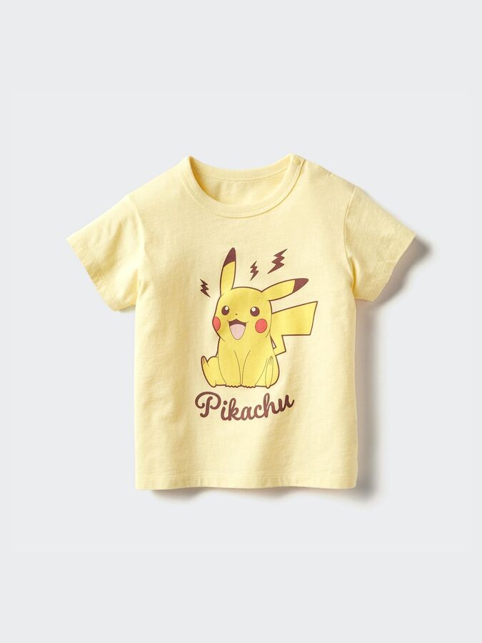 UNIQLO UT - детская футболка с героями Pokemon - 41 YELLOW