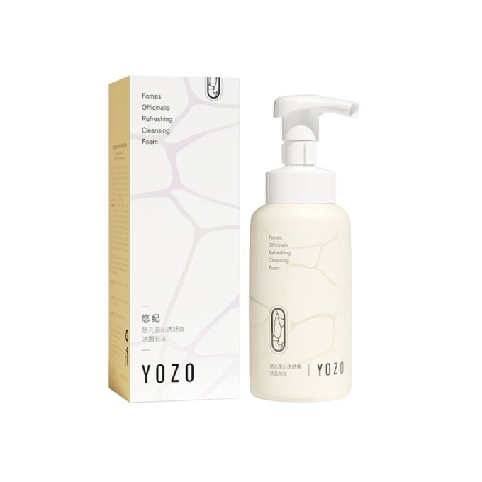 YOZO Пенка для умывания с грибом тремелла Fomes Officinalis Cleansing And Fine Pore Massage Cleansing Cream