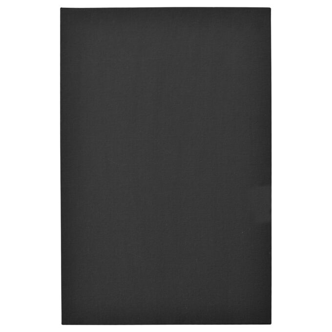 Холст на МДФ Гамма &quot;Студия&quot;, 20*30см, цвет черный, 100% хлопок, 280г/м2, мелкое зерно