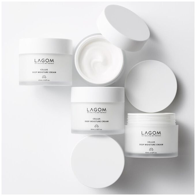 Lagom Cellus Deep Moisture Cream, 60ml - Глубокоувлажняющий крем со стволовыми клетками