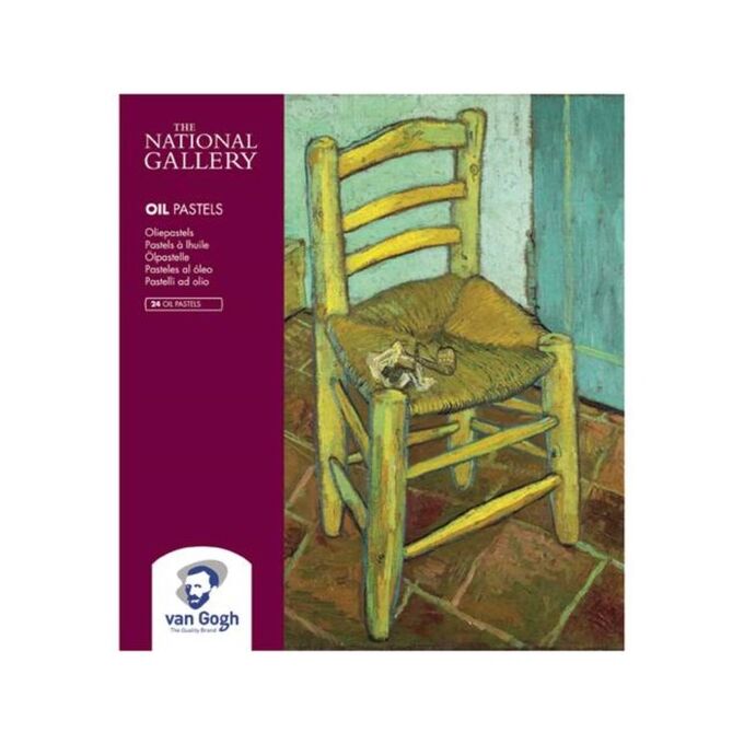 Пастель масляная художественная 24 цвета Royal Talens Van Gogh National Gallery