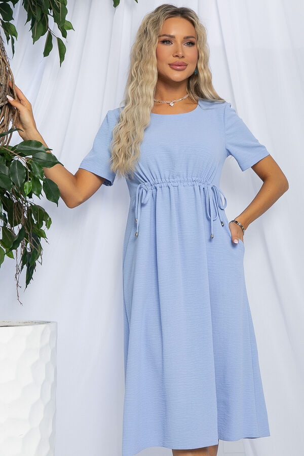 LT Collection Платье Цветы Лета (голубое) П13057-18М