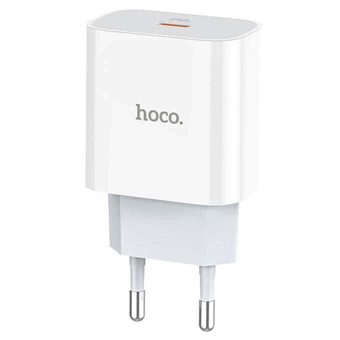 Сетевое зарядное устройство HOCO C76A Plus Speed 1xUSB-C, 3A, 20W, белый