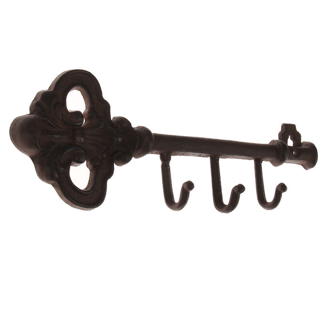 Крючки декоративные металл &quot;Ключ вензель&quot; 11х35х3,5 см 2792183