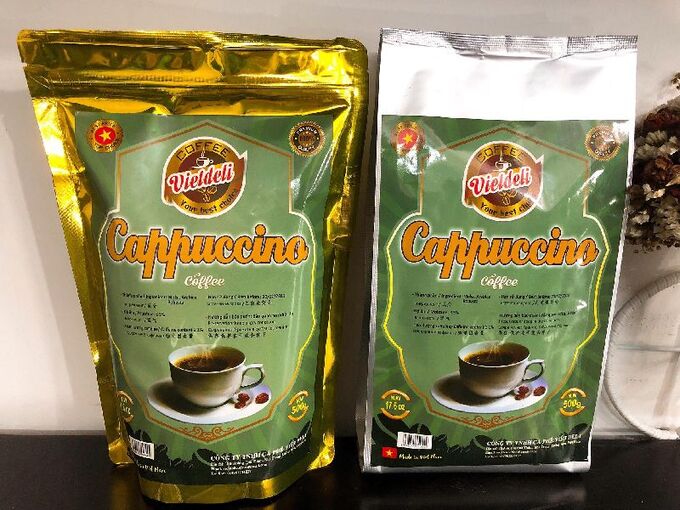CAPPUCCINO ROASTED COFFEE BEANS , молотый 500 гр.