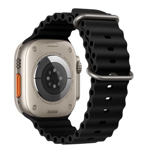 Hoco IWatch WA12
 Силиконовый ремешок оригинальной серии Marine с двойной пряжкой (44/45/46/49 мм)