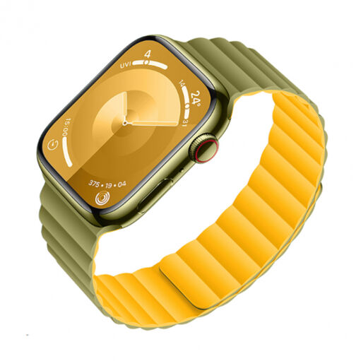 Hoco Магнитный силиконовый ремешок iWatch WA29 серии Flexible без пряжек (44/45/46/49 мм)