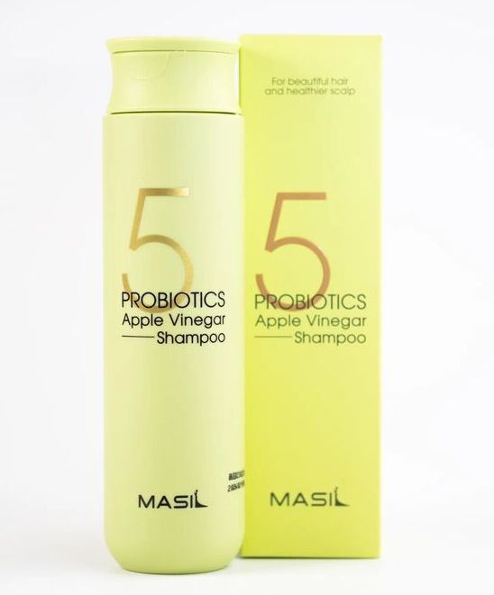 Шампунь бессульфатный с пробиотиками и яблочным уксусом от перхоти Masil 5 Probiotics Apple Vinegar Shampoo 300мл