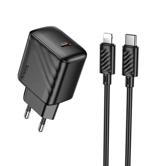 Hoco Комплект однопортовых зарядных устройств Boqun CS24A PD25W (от C до iP) (европейский стандарт)