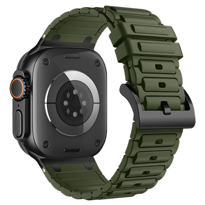 Hoco Утолщенный силиконовый ремешок I-образной формы серии iWatch WA35 Mill (38/40/41 мм)