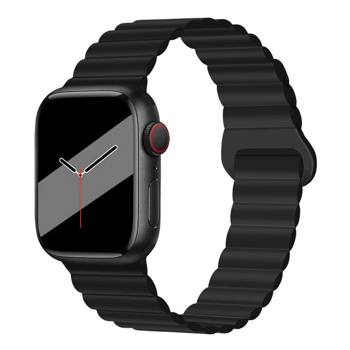 Hoco IWatch WA22
Гибкий двухсекционный силиконовый ремешок с классической пряжкой и магнитным покрытием серии Flexible (44/45/46/49 мм)
