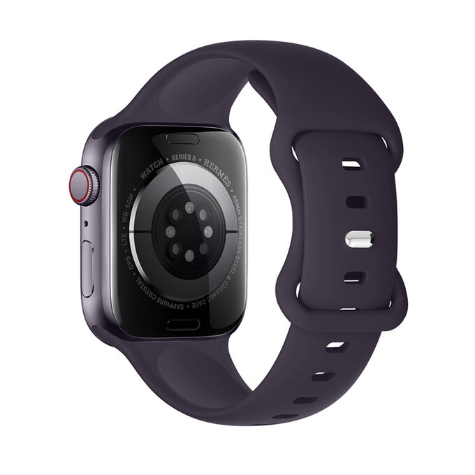 Hoco IWatch WA15
Однотонный силиконовый ремешок с гибкой 8-значной пряжкой серии (44/45/46/49 мм)