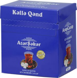 АЗЕРЧАЙ Азер Сахар твердый кусковой 500 гр. к/к 1*10