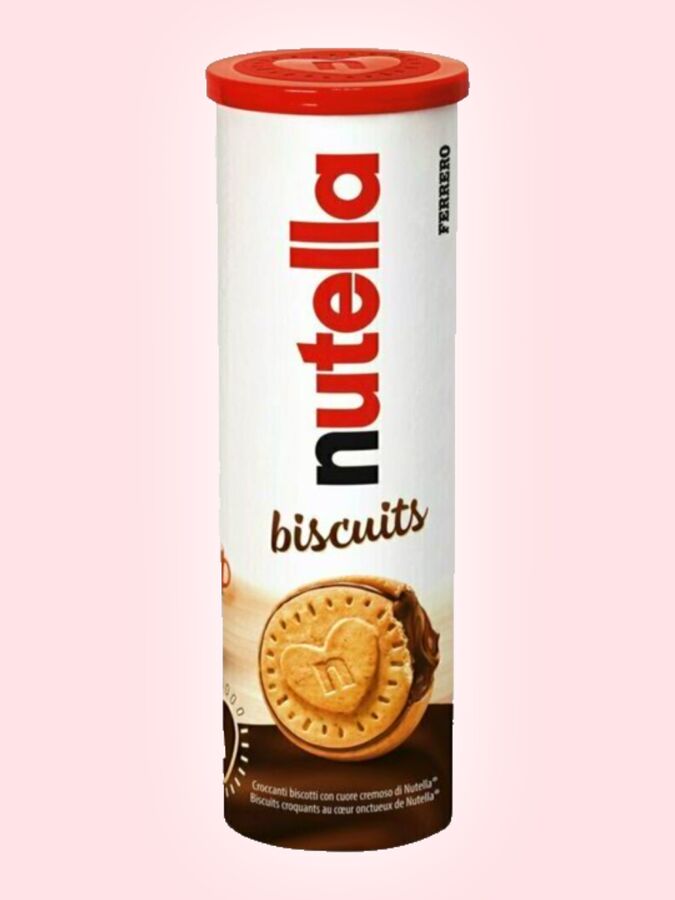 Бисквитное печенье Nutella Нутелла в тубе Нутелла с шоколадной начинкой Нутела из Европы 166 гр