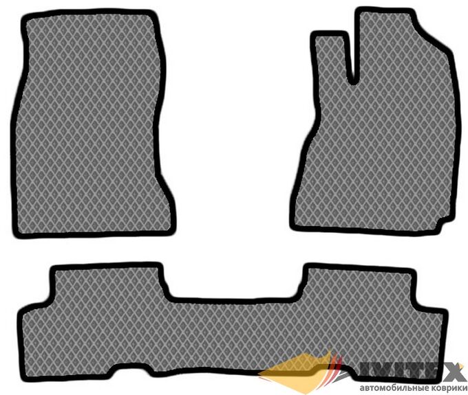IVITEX Ковры салонные Toyota Wish 1+2 ряд 4WD (04.2009 - 2017) правый руль