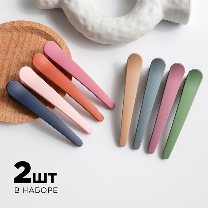 Fashion & Bags Зажим-заколка для волос, 2 шт. 12 х 1,9 см.
