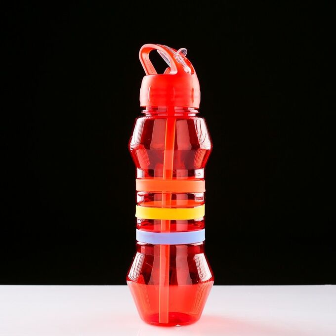 Фляжка-бутылка для воды &quot;Себика&quot;, 800 мл, красная 1189441