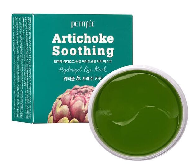 Гидрогелевые патчи с артишоком Petitfee Artichoke Soothing Hydrogel Eye Mask 84г