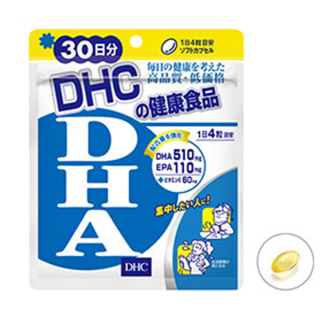 DHC DHA EPA рыбий жир 120 капсул на 30 дней, Япония