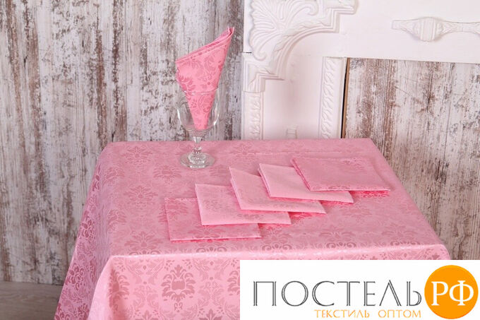 Адель Розовый фламинго Скатерть 130*180 трикот