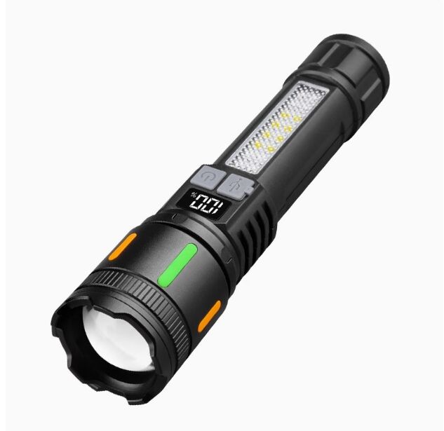Explorer Фонарь ручной Super Bright [15см, 350LM, ABS+ алюминий, 10 Вт, Type-C, 100г]