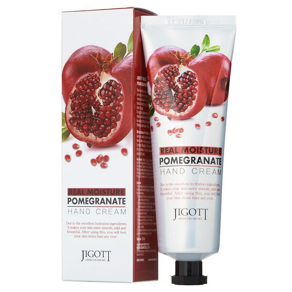 JIGOTT Увлажняющий крем для рук с экстрактом граната Real Moisture Pomegranate Hand Cream