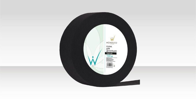 Бумага для депиляции в рулоне Черная ITALWAX 7 см*100 м в рул
