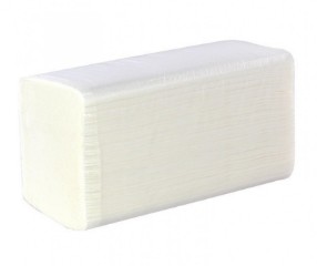 Полотенца бумажные для диспенсеров V-слож. 1-сл. (белые) 250 шт/упак, 35 гр/м2 КОНТИСС ТДК-1-250V