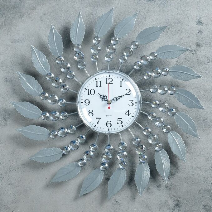 Часы настенные, серия: Ажур, &quot;Милена&quot;, d = 39 см, микс