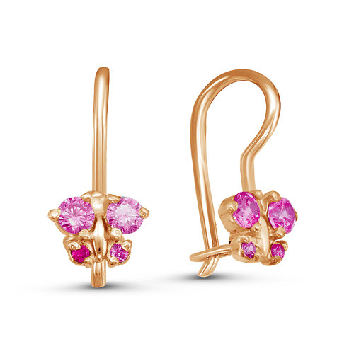 Sokolov серьги из золочёного серебра с эмалью с фианитами 93020553. серьги санлайт золото рыбки детские. детские серебряные серьги с позолотой. Sokolov серьги из золочёного серебра с фианитами 93020911. детские серьги позолоченные.