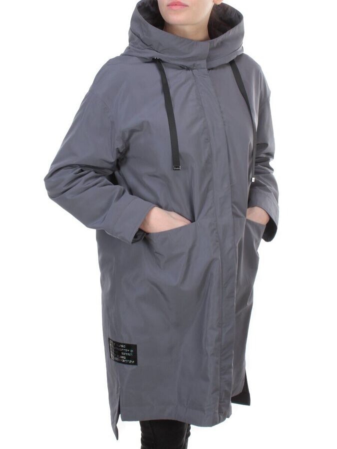 2190 DK. GREY Куртка демисезонная женская Parten (50 гр. синтепон)