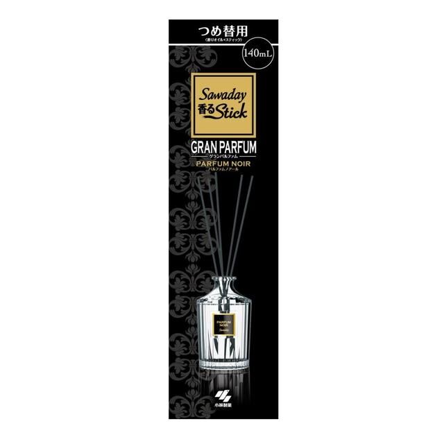Ароматический диффузор для дома Kobayashi GRAN PARFUM NOIR «Parfum Noir» запаска 2 наполнителя + палочки 140мл