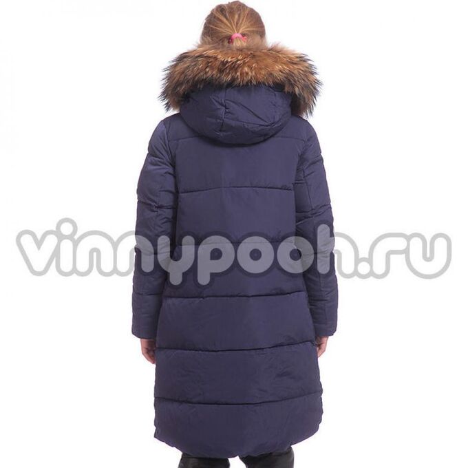 Зимнее пальто KIKO для девочки ЯРИНА (синий), 9-14 лет | Kiko для девочек.  Верхняя одежда для девочек