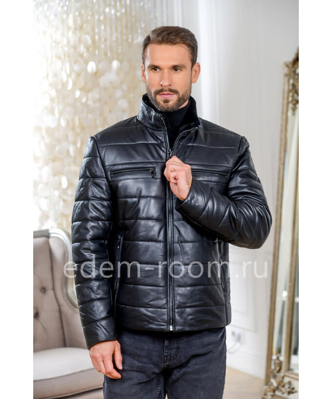 Короткая кожаная куртка для прохладной погодыАртикул: I-1668-70-CH