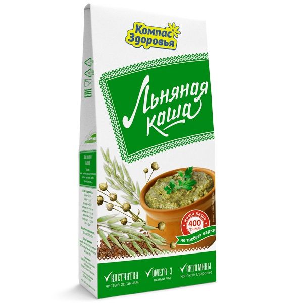 Каша льняная худейка 400 гр каши