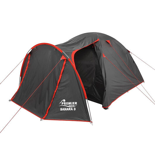 Палатка SAHARA-3 (PR S-3-GR) Premier Fishing [(110+210)×210×135см, polyester 190T, PU 2000 мм, 5,15 кг]