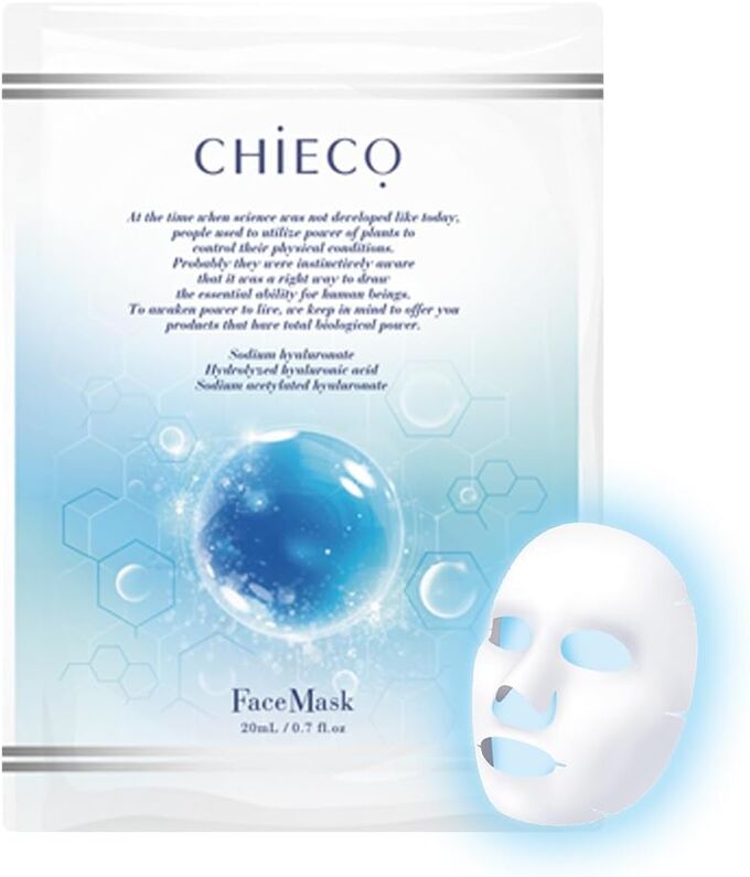GINZA TOMATO CHIECO Moisture Care Sheet Mask - увлажняющая маска для лица с тройной гиалуроновой кислотой, плацентой розы, EGF и коллагеном