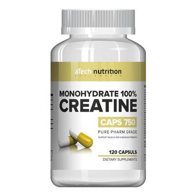 Женская одежда производства Китай Креатин Моногидрат Creatine Monohydrate 100% aTech Nutrition 120 кап.